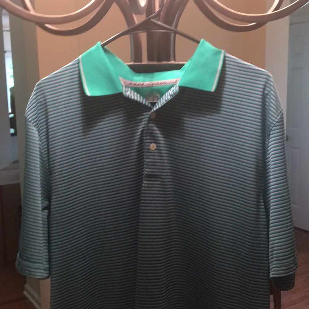 Faldo style golf shirt.